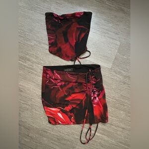 White Fox Boutique skirt set